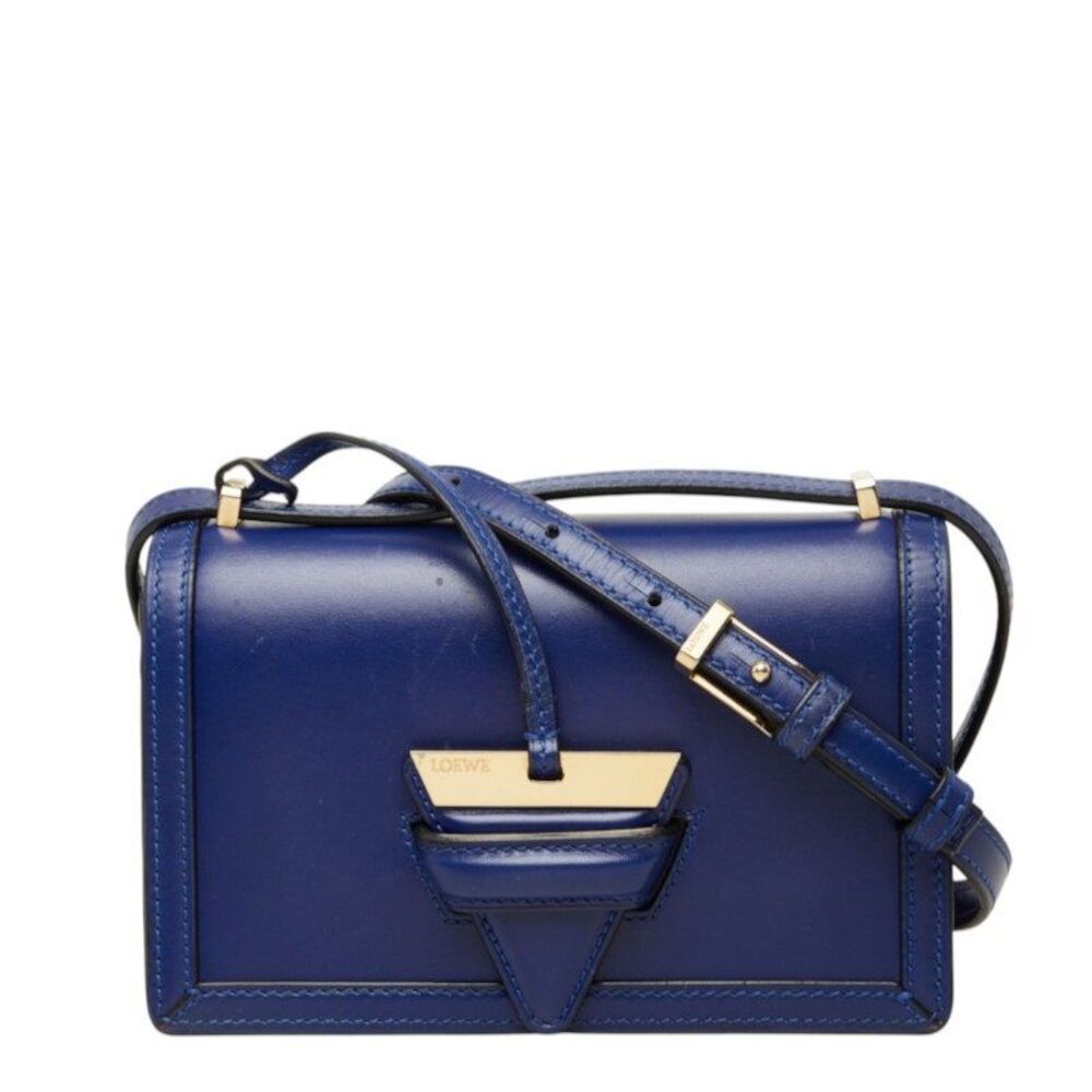 Loewe Barcelona Leather Shoulder Bag